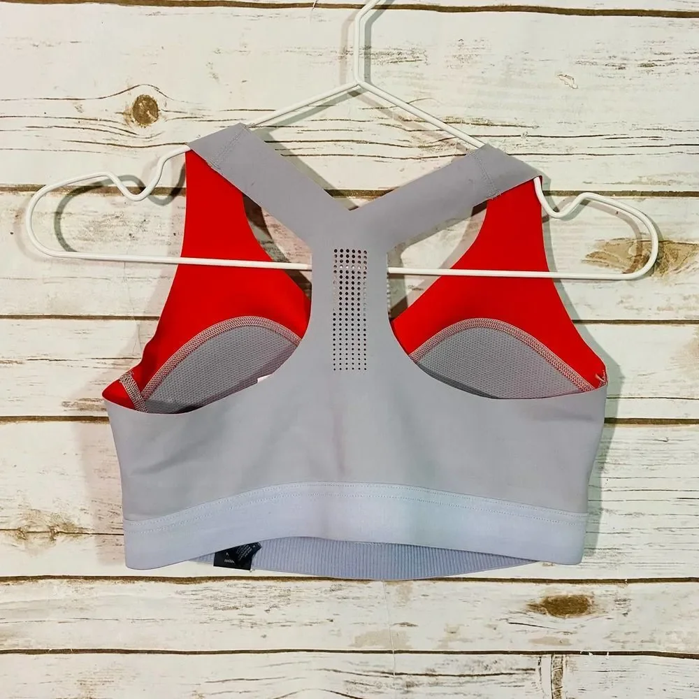 NWT Reebok Women's Sports Bra Size S Gray Racerback